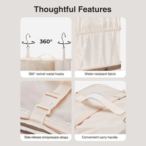 Hanging Foldable Compression Packing Cubes - BAGSMART