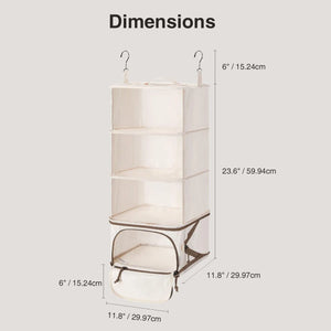 Hanging Foldable Compression Packing Cubes - BAGSMART