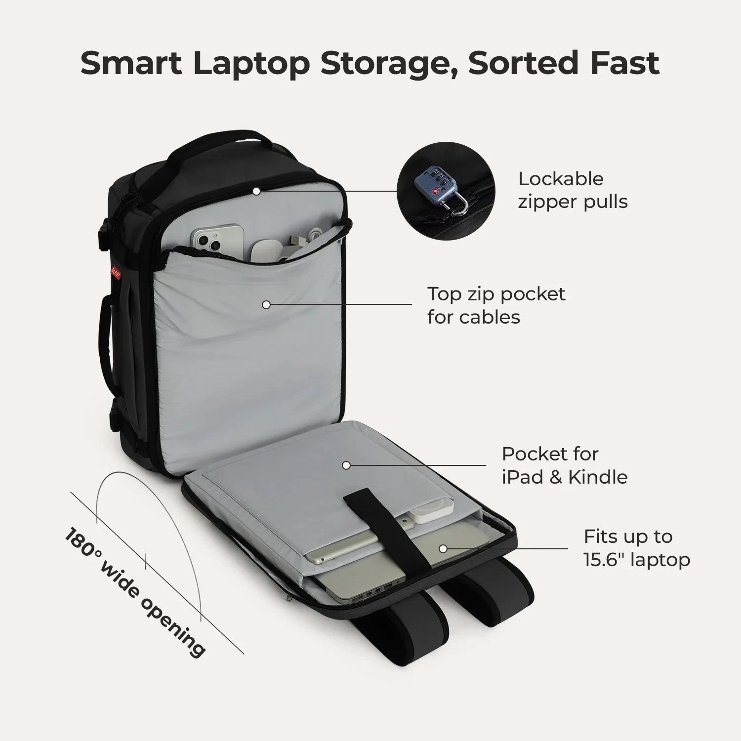 Blast Pro 38L Travel Backpack BAGSMART