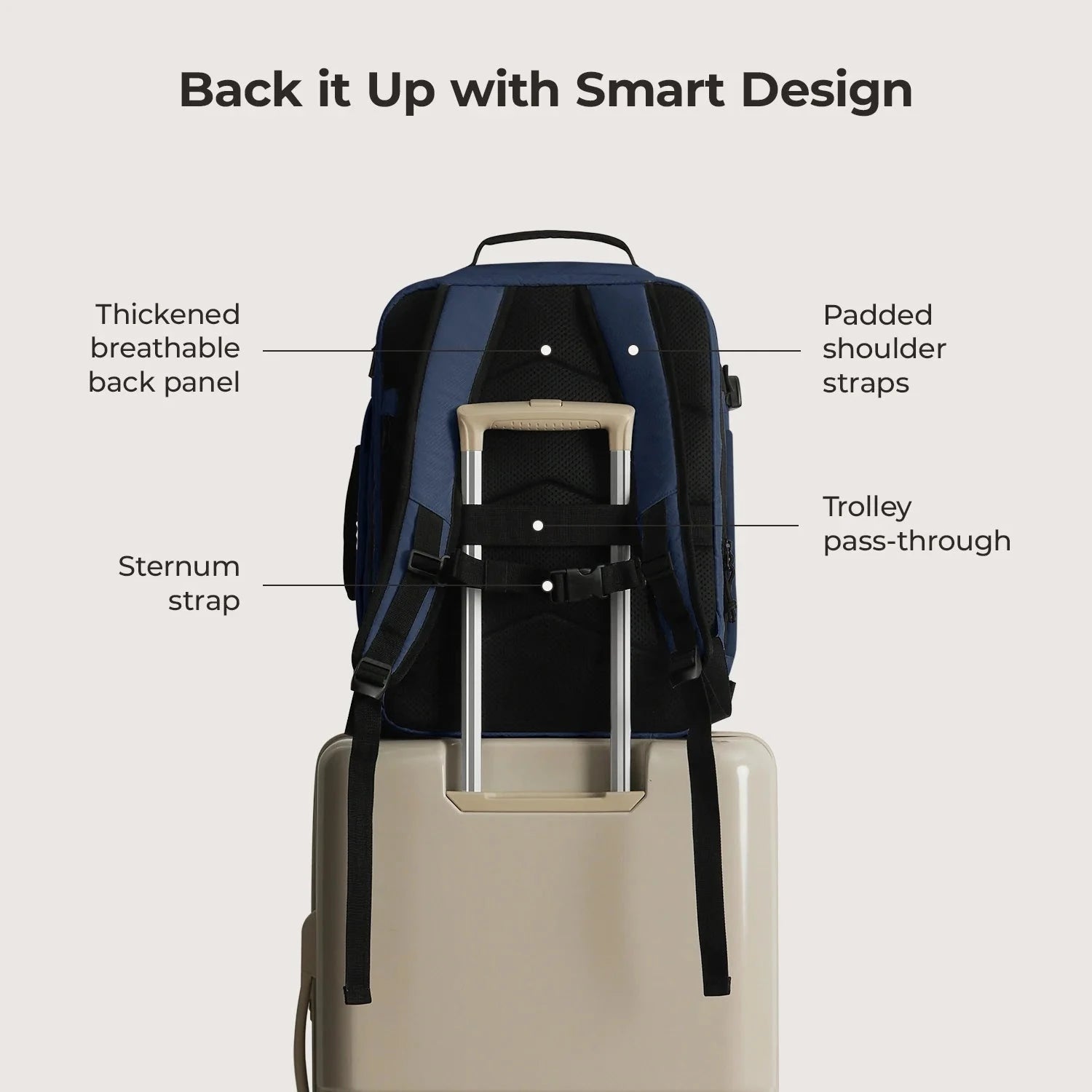 Blast Pro 38L Travel Backpack BAGSMART
