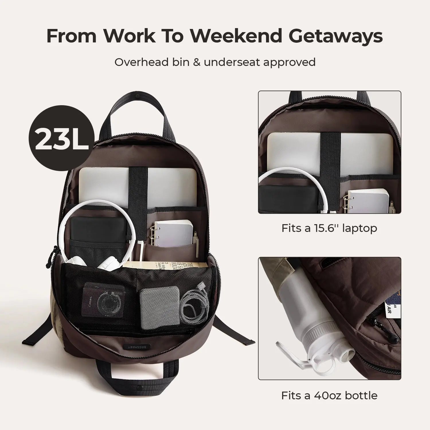 Paz 23L Backpack BAGSMART