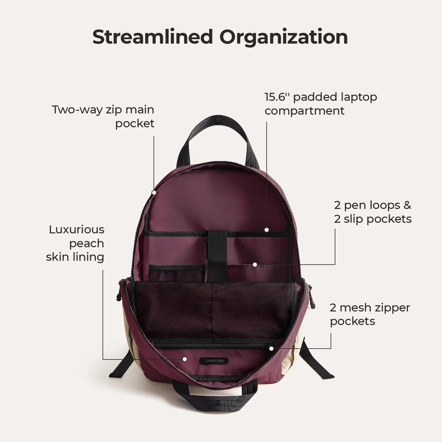 Paz 23L Backpack BAGSMART