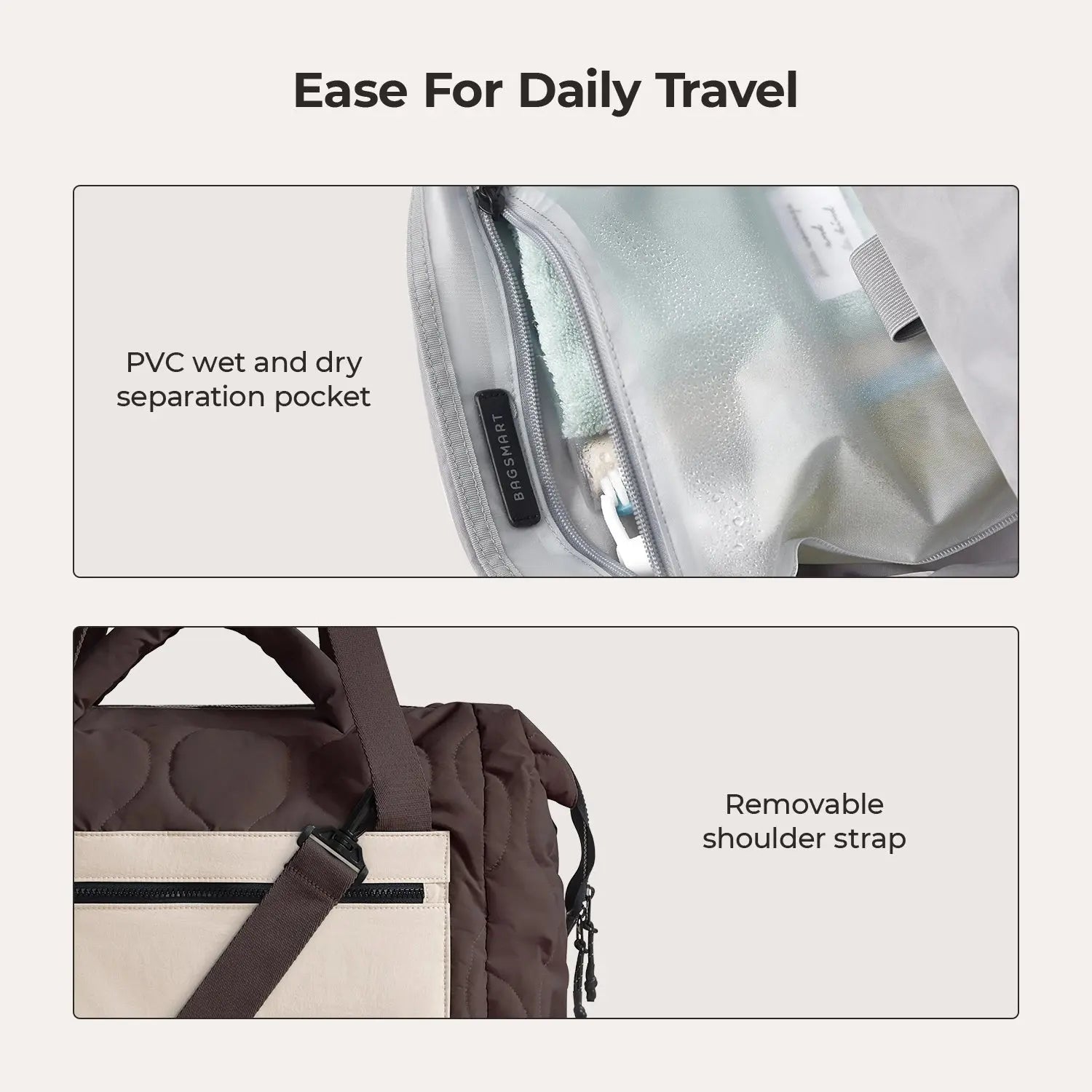 Paz 34L Duffle BAGSMART