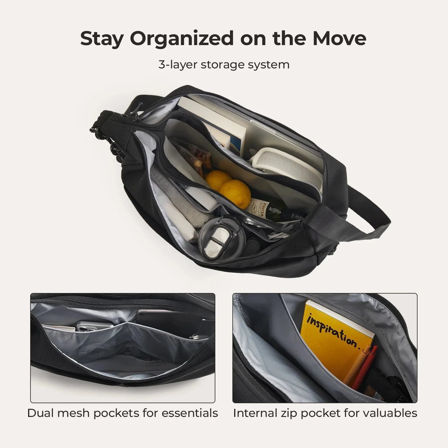 REIKI Hobo Bag BAGSMART