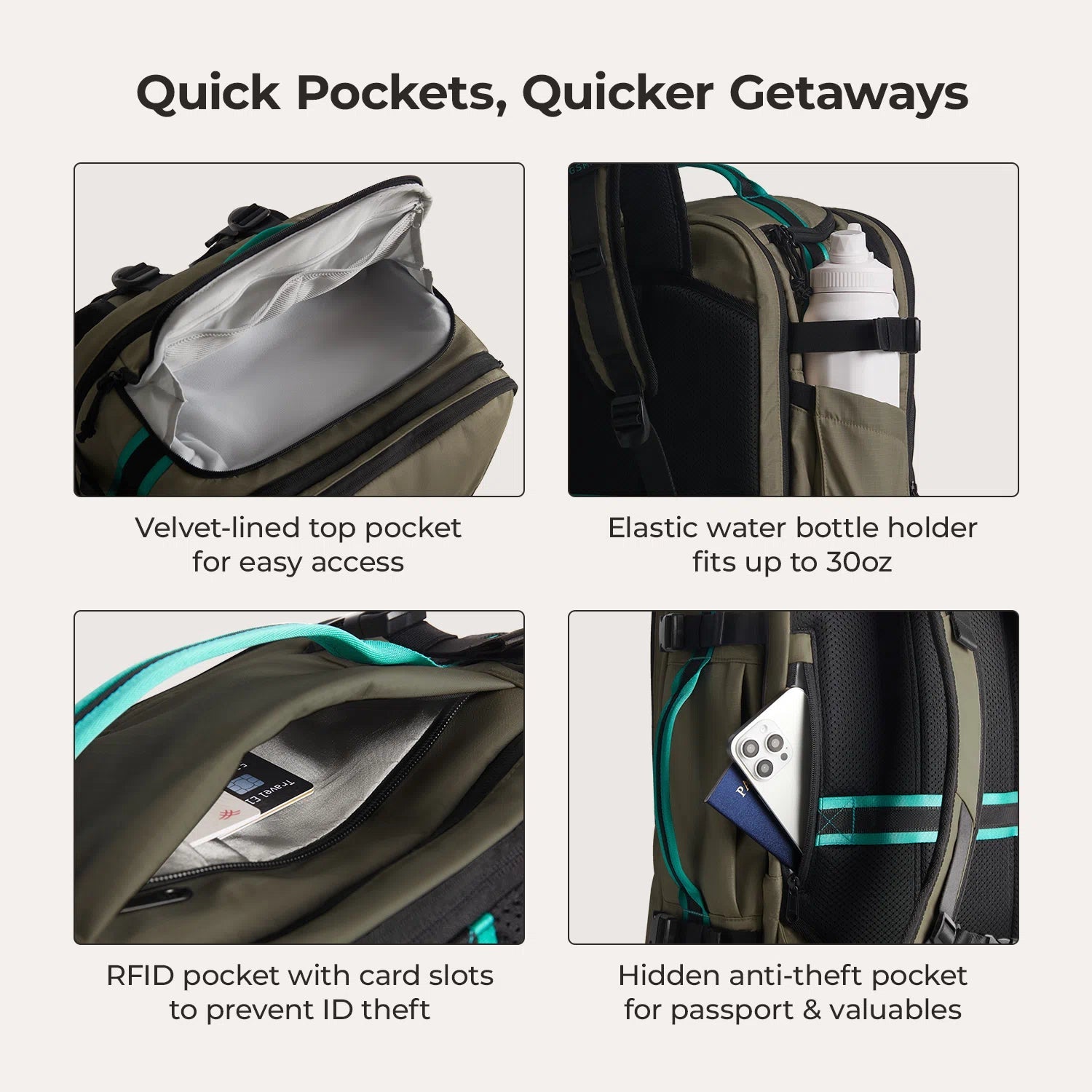 Blast Pro 40L Travel Backpack BAGSMART