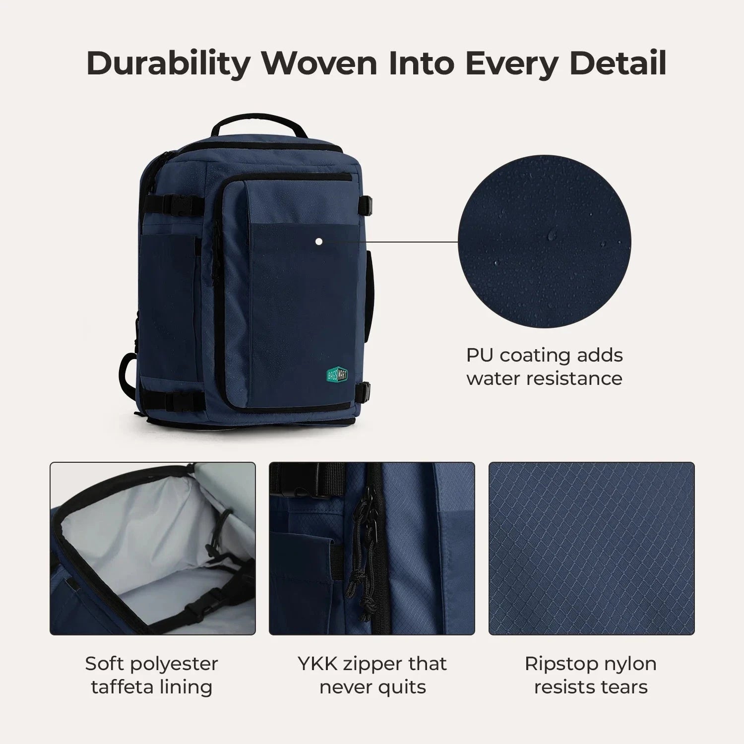 Blast Pro 38L Travel Backpack BAGSMART