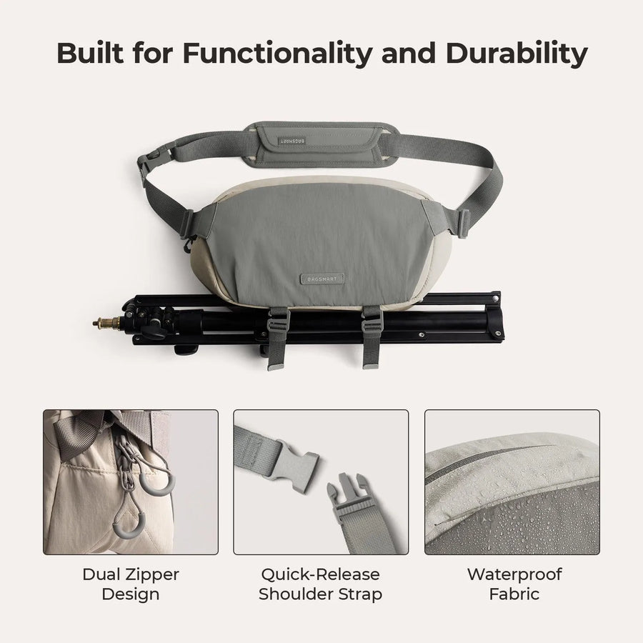 Soar 6L Camera Sling Bag with Tripod Holder - BAGSMART