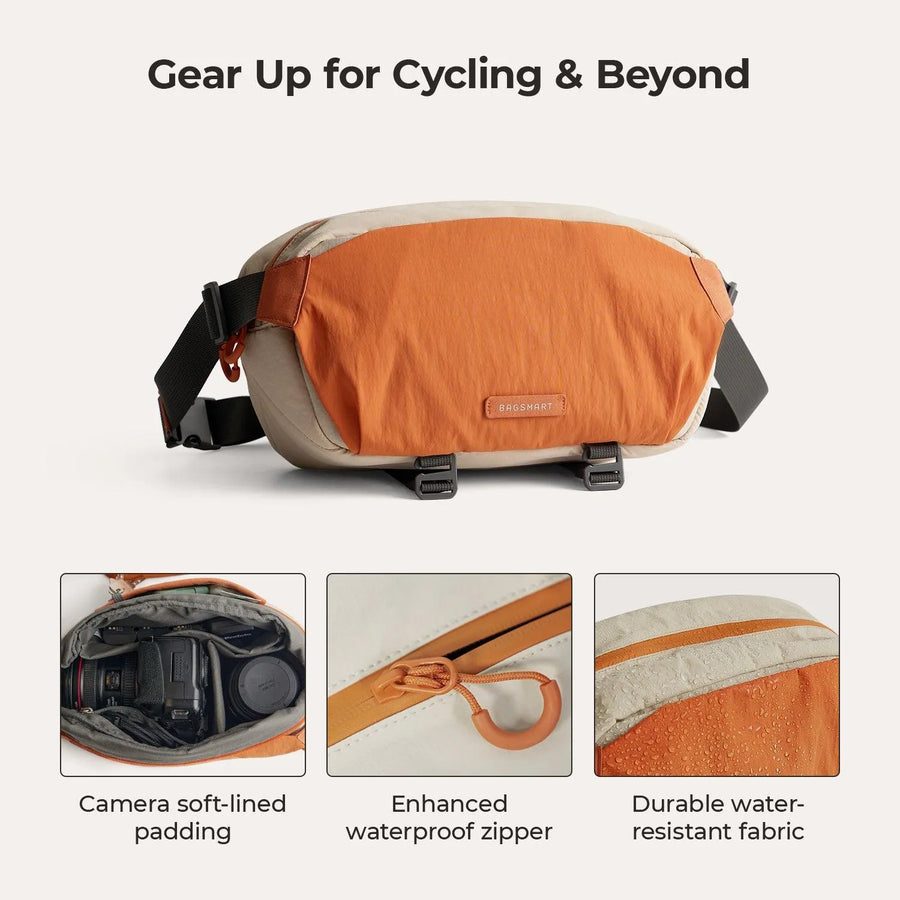 Soar 6L Camera Sling Bag with Tripod Holder - BAGSMART