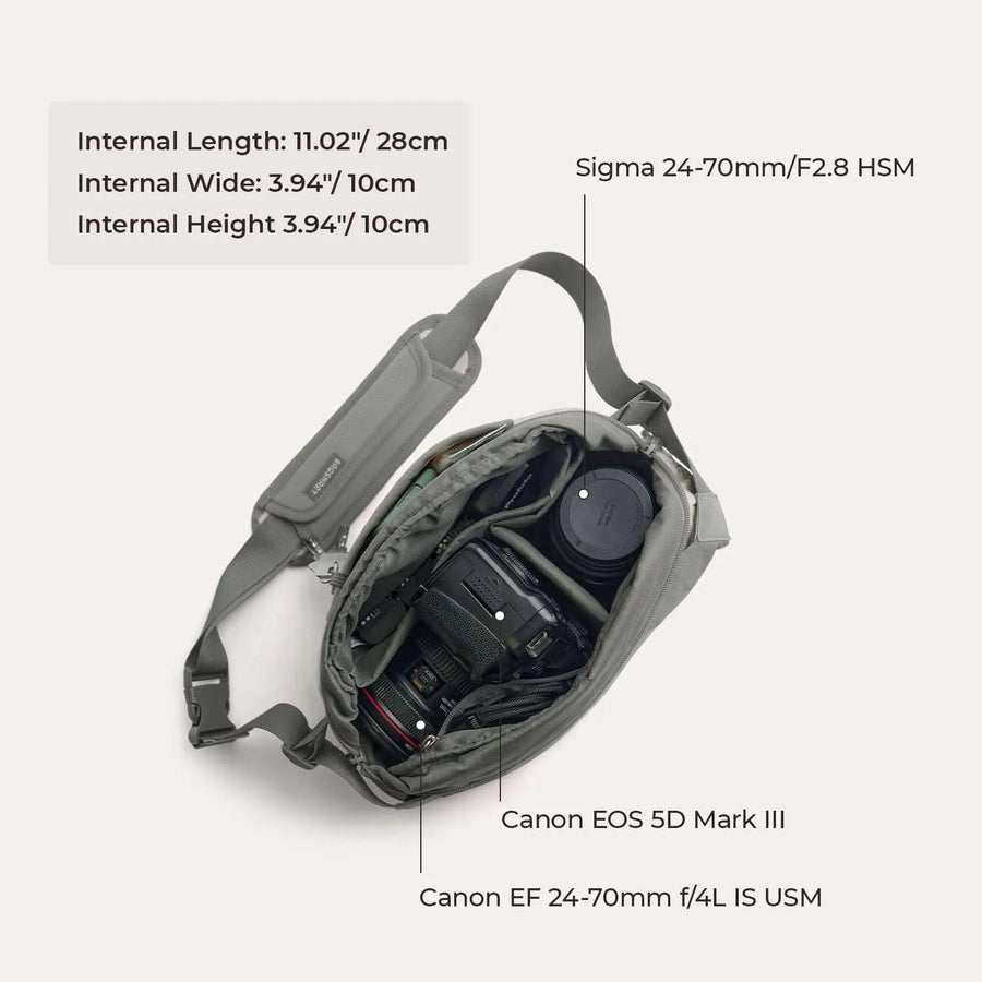 Soar 6L Camera Sling Bag with Tripod Holder - BAGSMART