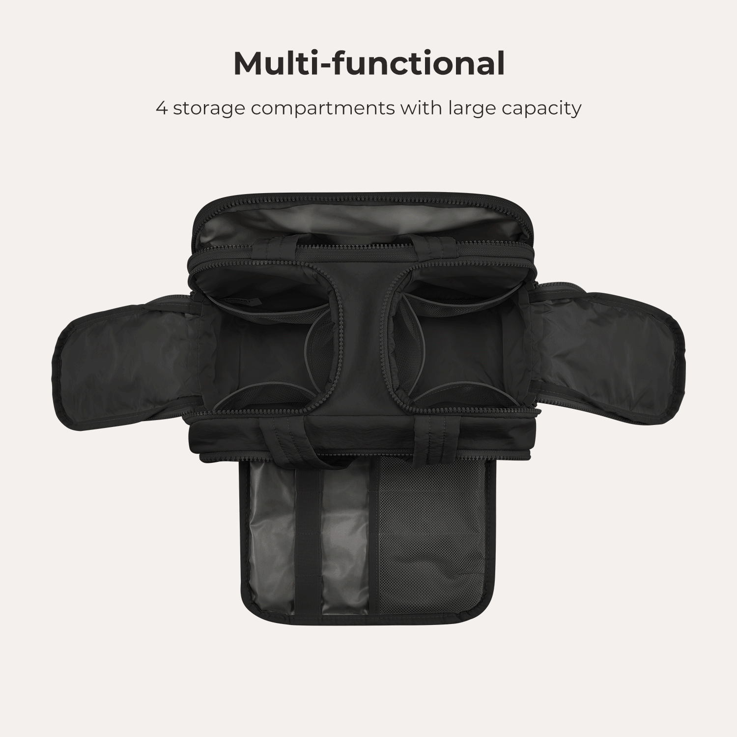 Zora Spacesaver 4-in-1 Toiletry Bag - BAGSMART