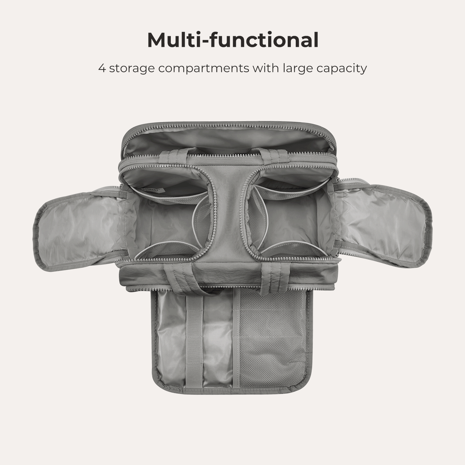 Zora Spacesaver 4-in-1 Toiletry Bag - BAGSMART
