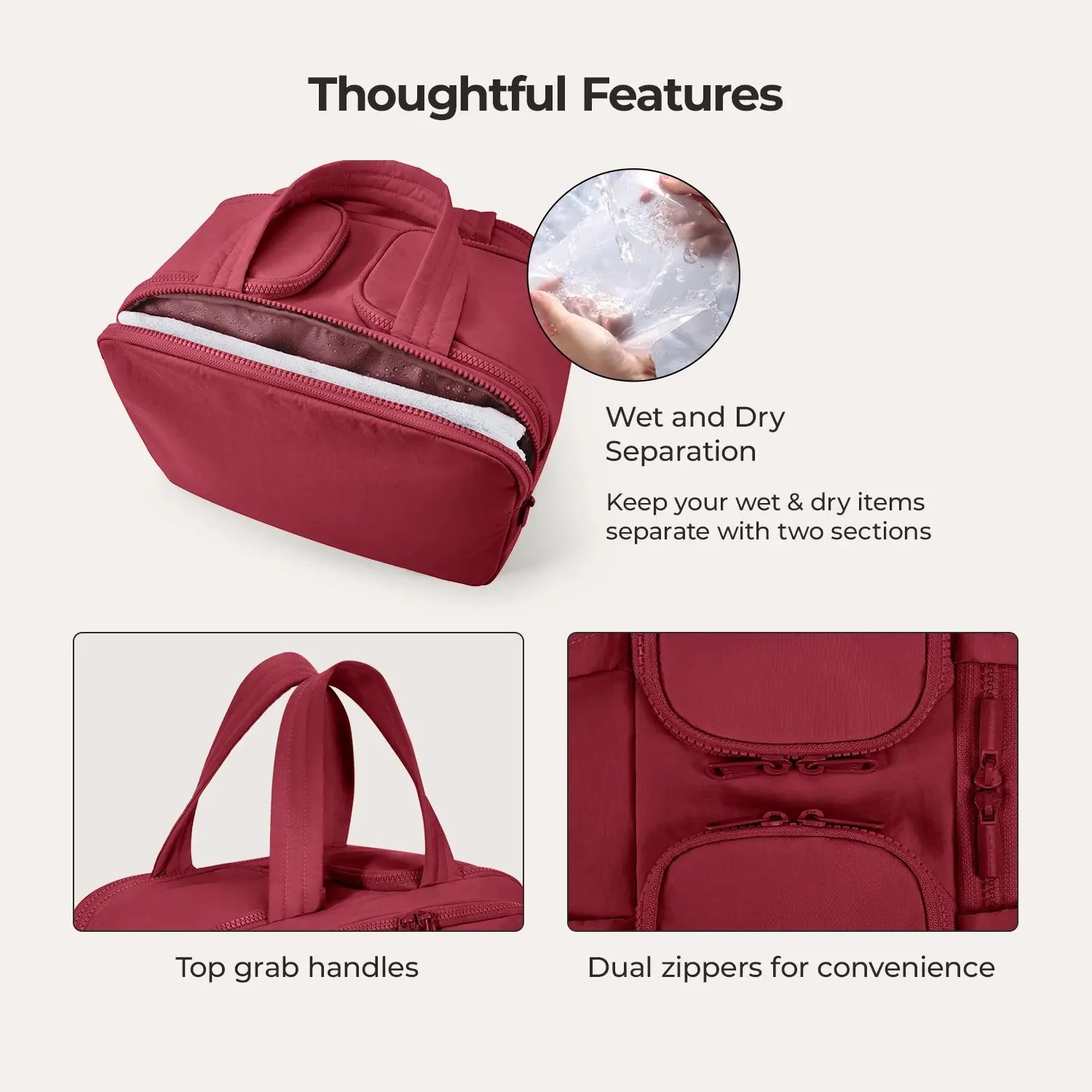 Crush Toiletry Bag BAGSMART