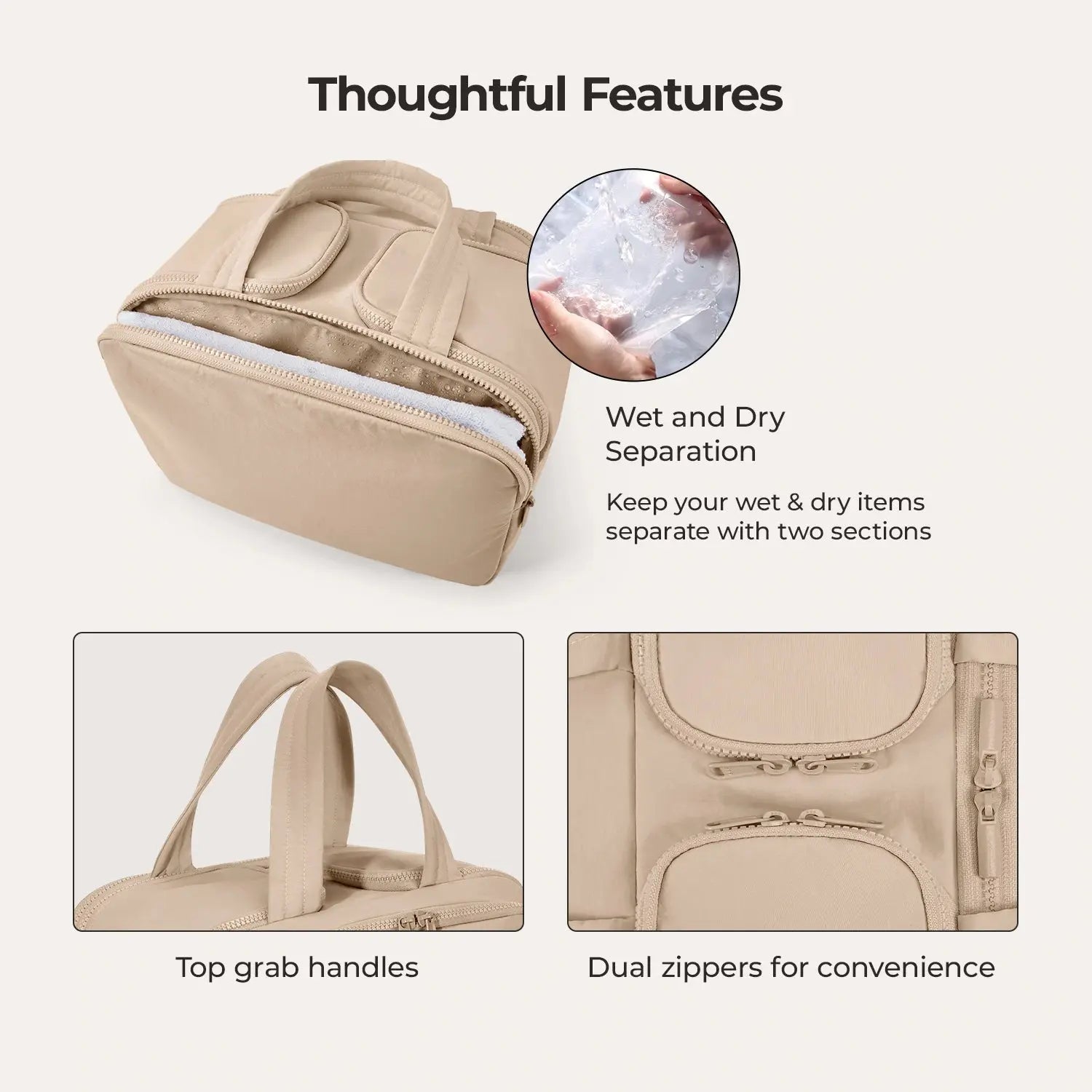 Crush Toiletry Bag BAGSMART