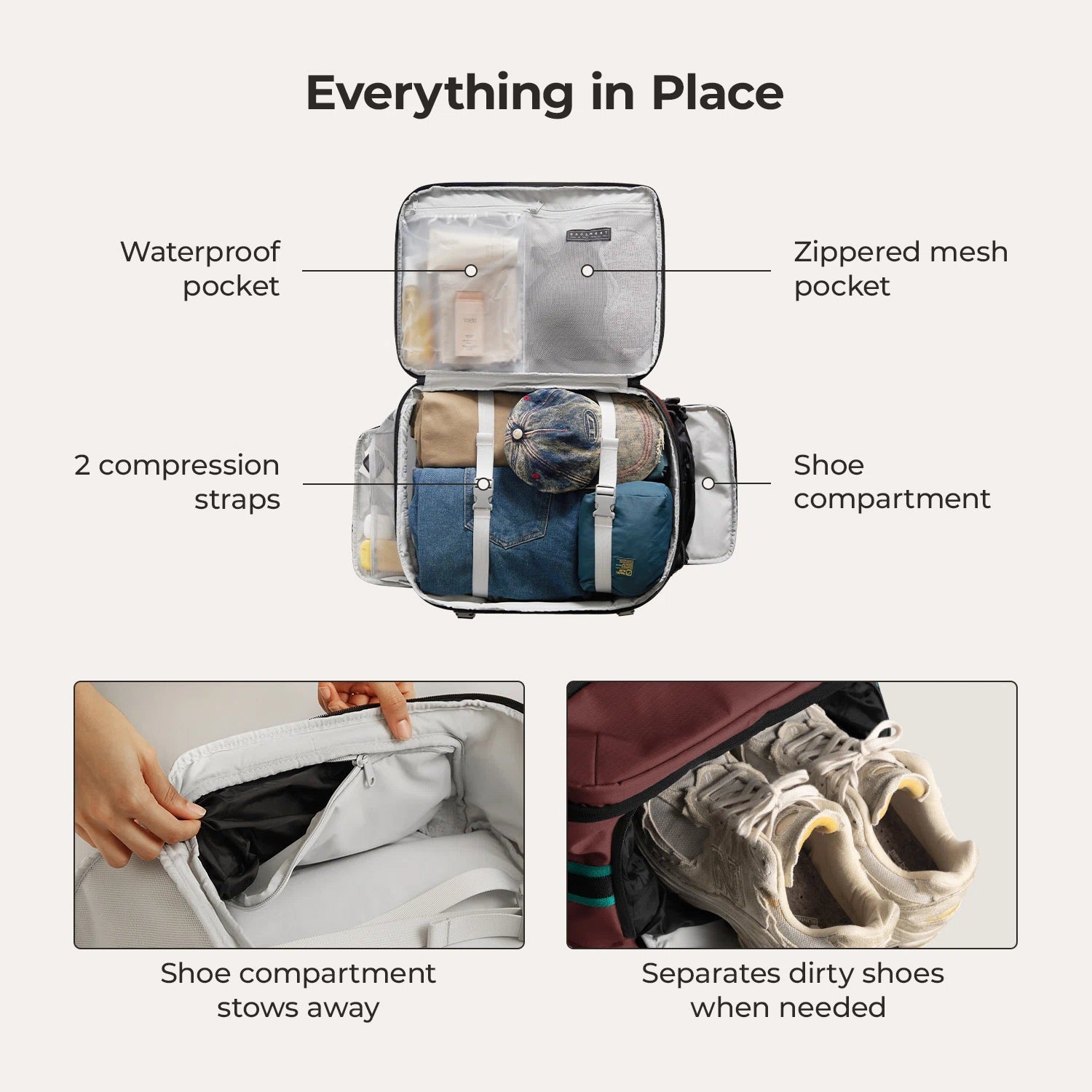 Blast Pro 40L Travel Backpack BAGSMART