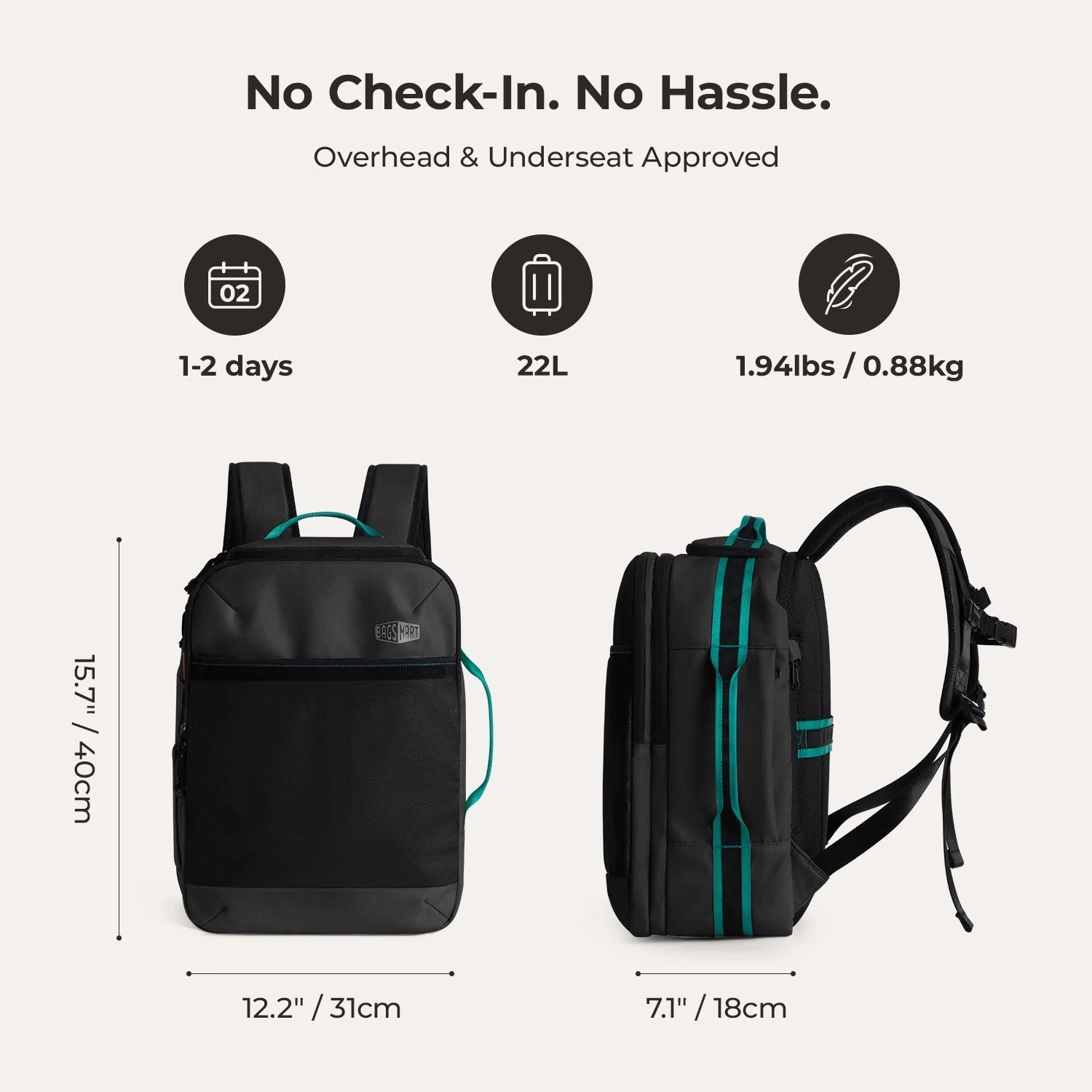 Blast Elite 22L Backpack BAGSMART