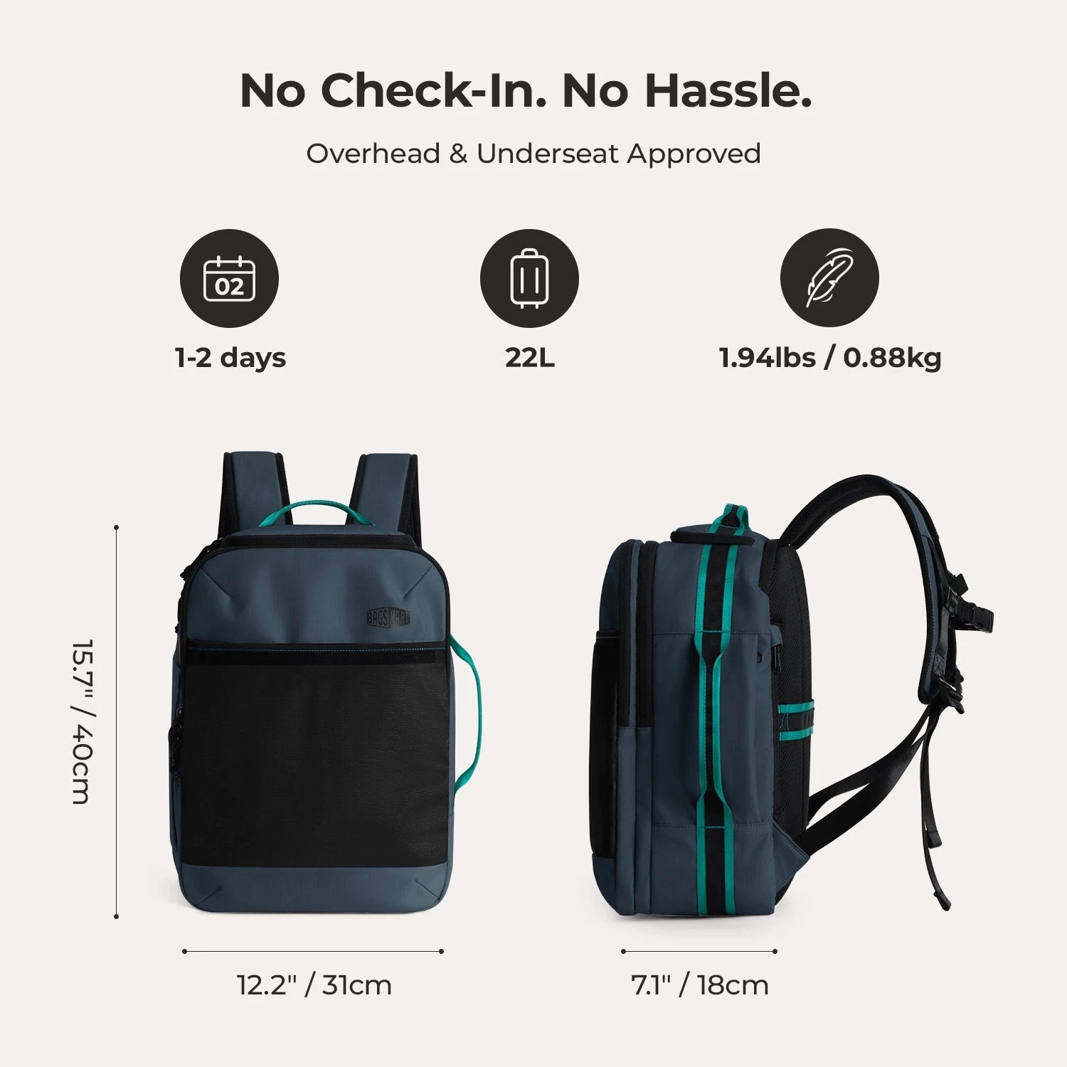 Blast Elite 22L Backpack BAGSMART