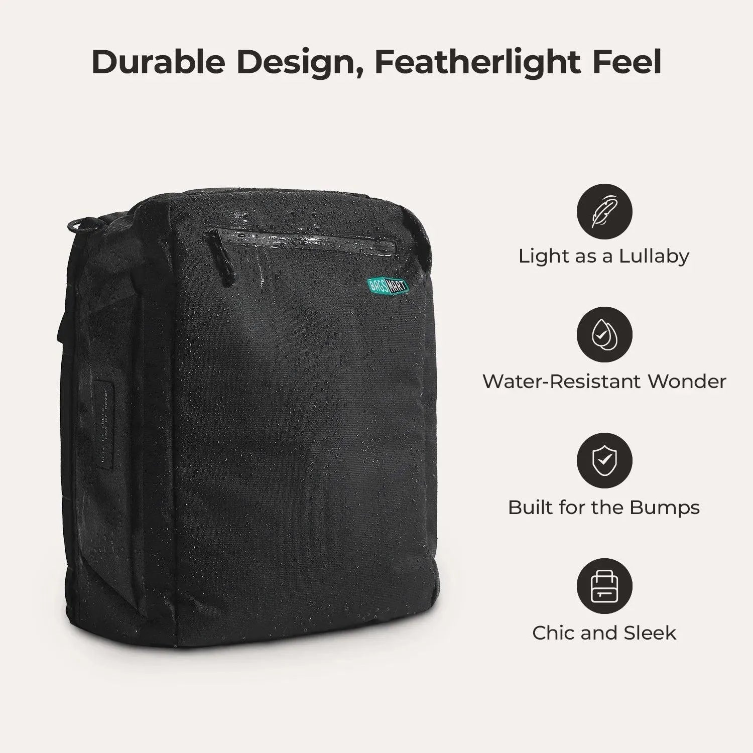 Vega 43L Carry On Travel Duffle Backpack - BAGSMART