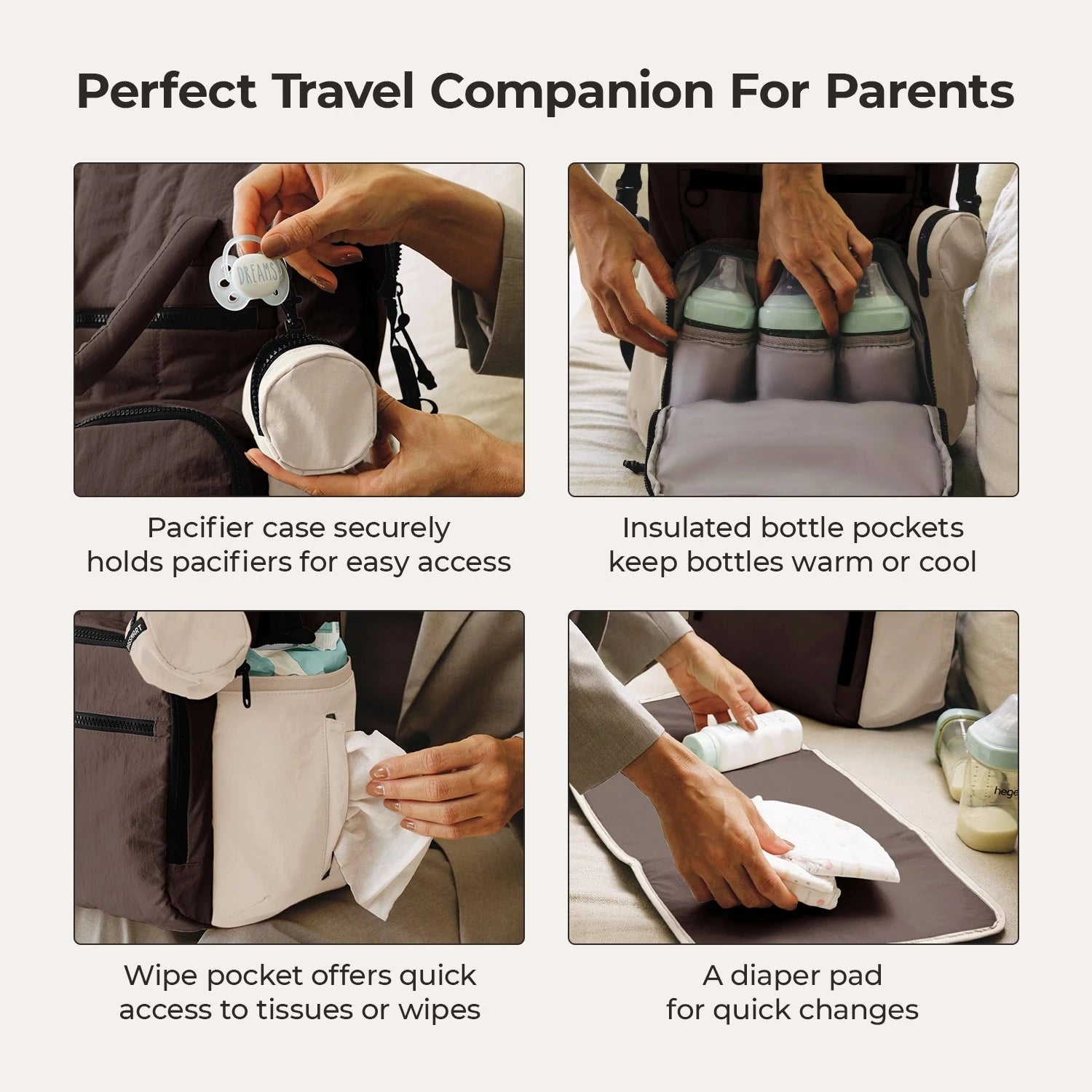 Paz 25L Diaper Backpack BAGSMART