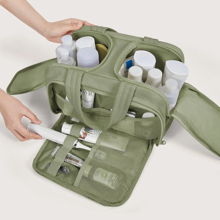 Zora Spacesaver 4-in-1 Puffy Multi-Functional Toiletry Bag - BAGSMART