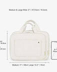 Bonchemin Beige The Space Saver Toiletry Bag - BAGSMART