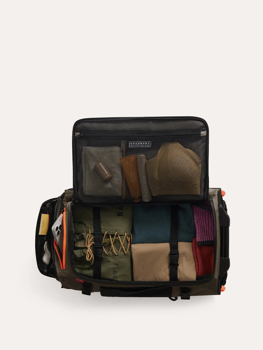 BAGSMART 43L トラベルバックパック　大容量キャリーリュック ブラスト 43L キャスター付きトラベルバックパック | BAGSMART