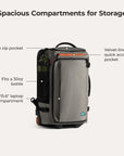 Blast 43L Roller Backpack BAGSMART