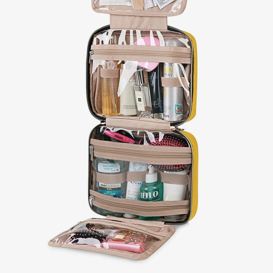 Bonchemin Yellow The Space Saver Toiletry Bag - BAGSMART