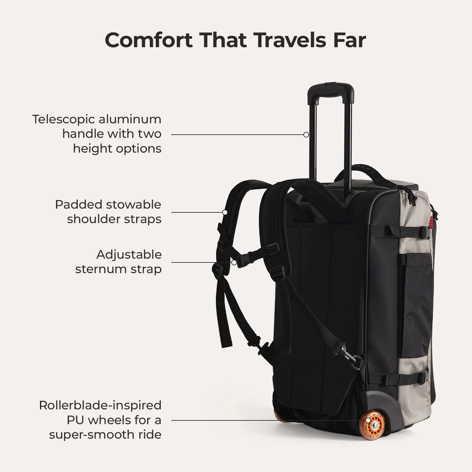 Blast 43L Roller Backpack BAGSMART