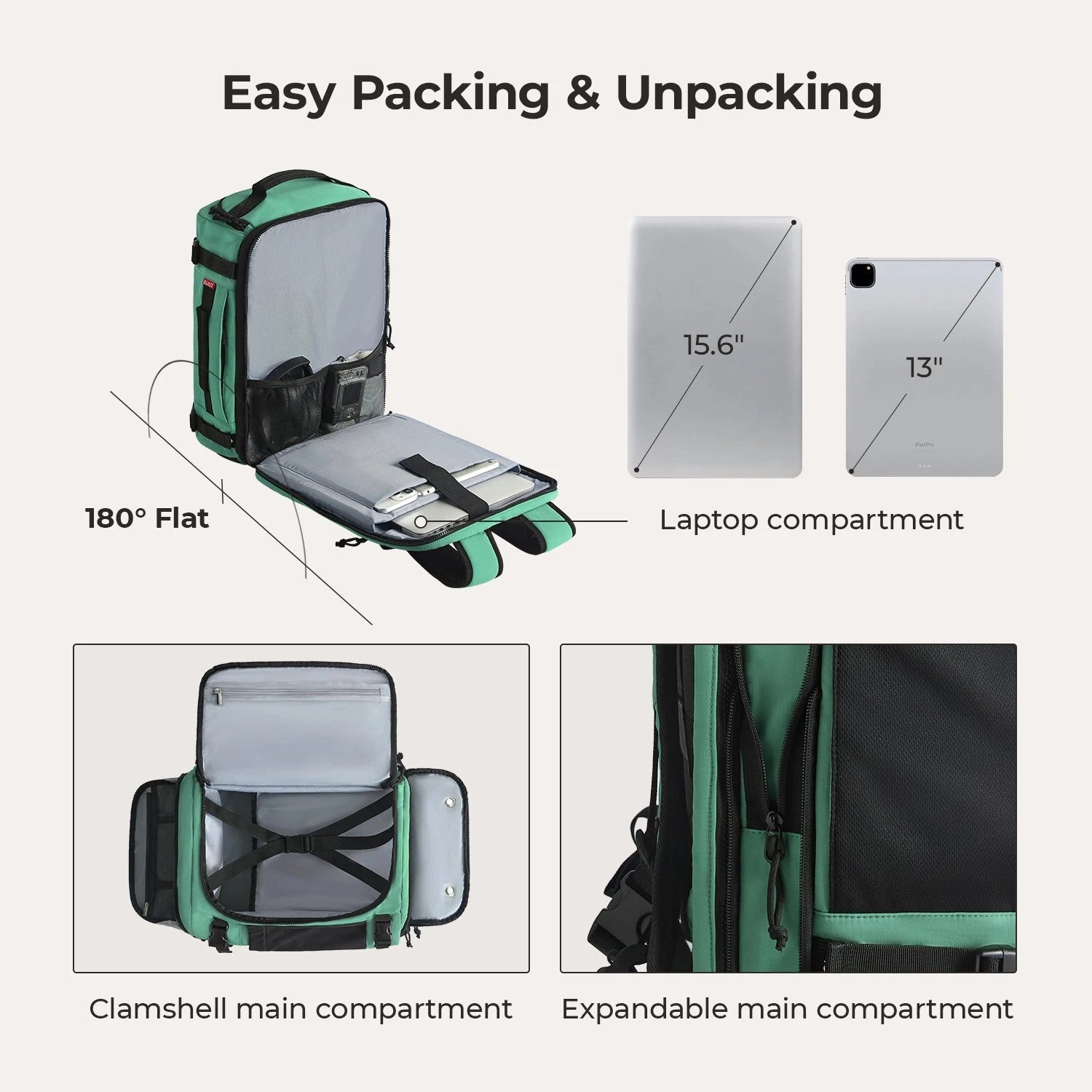 Blast Mesh Travel Backpack BAGSMART