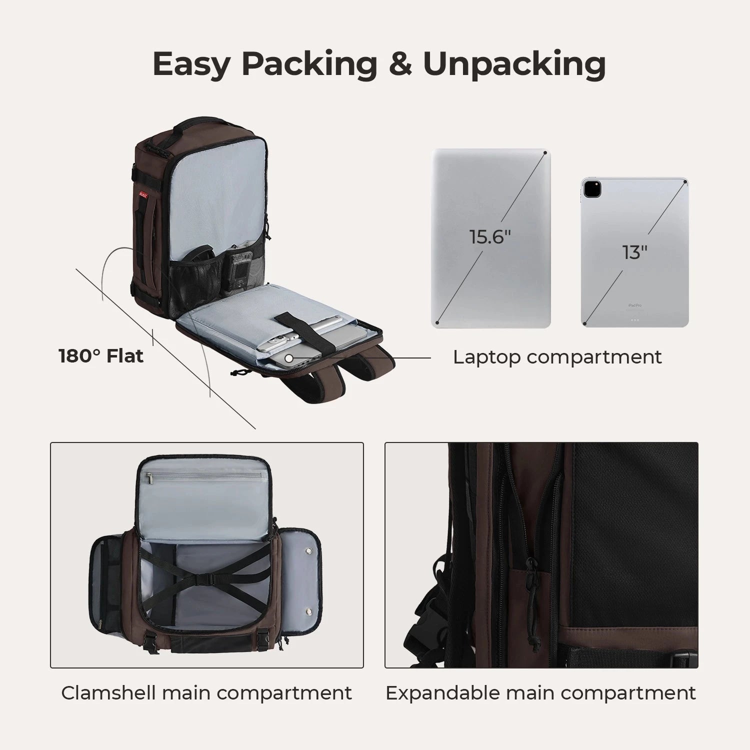 Blast Mesh Travel Backpack BAGSMART