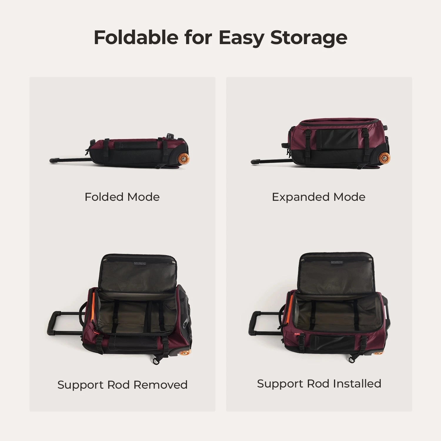 Blast 43L Roller Backpack BAGSMART