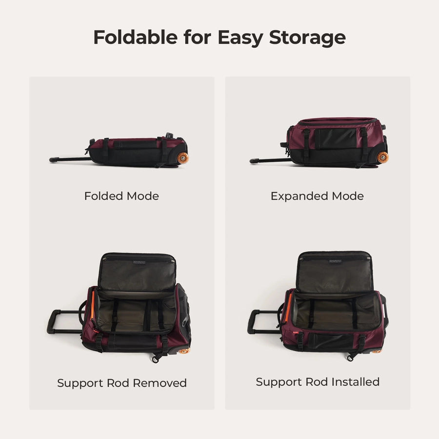 Blast 43L Roller Backpack BAGSMART