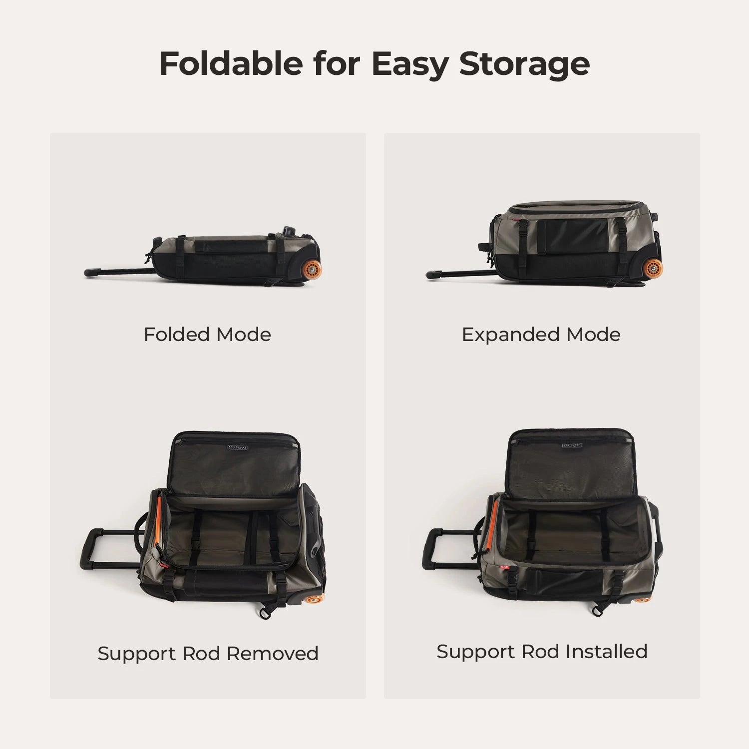 Blast 43L Roller Backpack BAGSMART