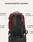 Blast-Quick Access 28L-38L Carry On Travel Backpack - BAGSMART
