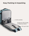 Blast-Quick Access 28L-38L Carry On Travel Backpack - BAGSMART
