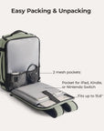 Blast-Quick Access 28L-38L Carry On Travel Backpack - BAGSMART
