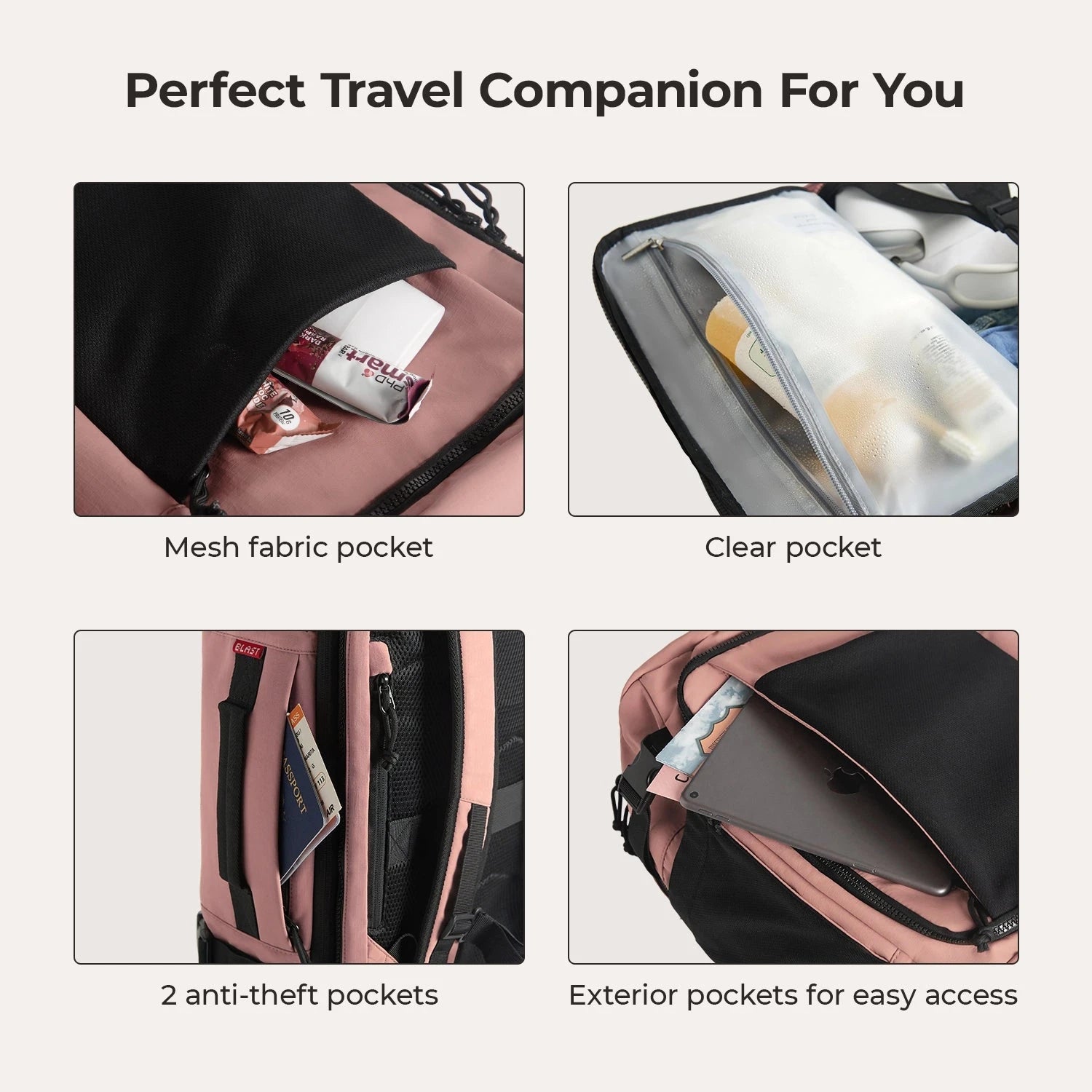 Blast Mesh Travel Backpack BAGSMART