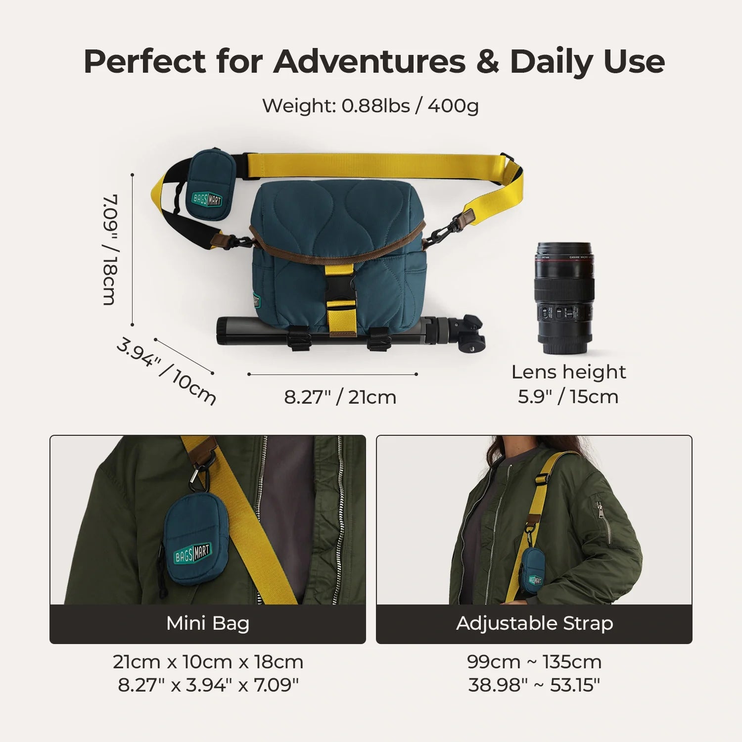 Paz 4L Camera Sling