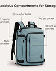 Blast-Quick Access 28L-38L Carry On Travel Backpack - BAGSMART
