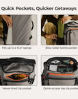 Blast 43L Roller Backpack BAGSMART