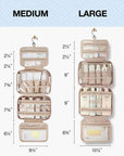 Medium Hanging Travel Makeup Organizer - BAGSMART